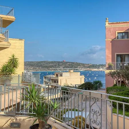 Mellieha Sea View 2 Bedroom With Games & Pool Ghajn Zejtuna