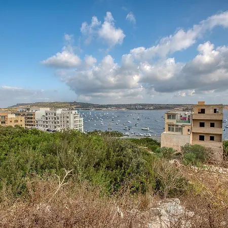 Mellieha Sea View 2 Bedroom With Games & Pool Ghajn Zejtuna